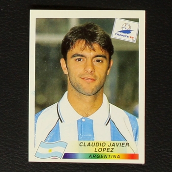 France 98 Nr. 512 Panini Sticker Lopez