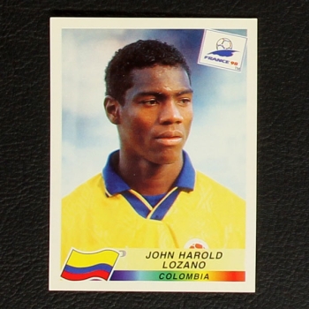 France 98 No. 455 Panini sticker Lozano