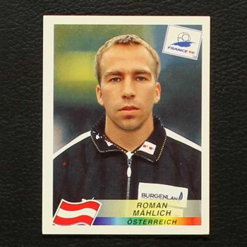 France 98 Nr. 145 Panini Sticker Roman Mählich