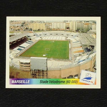 France 98 No. 009 Panini sticker Marseille