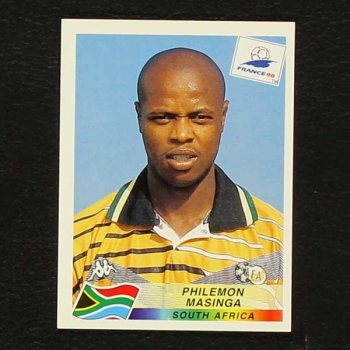 France 98 Nr. 189 Panini Sticker Philemon Masinga