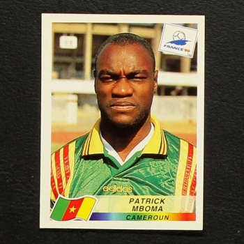 France 98 Nr. 134 Panini Sticker Patrick Mboma