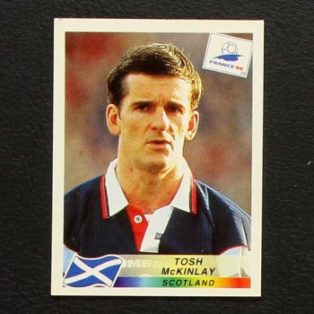 France 98 Nr. 038 Panini Sticker Tosh McKinlay