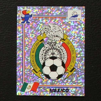 France 98 Nr. 354 Panini Sticker Mexico Wappen