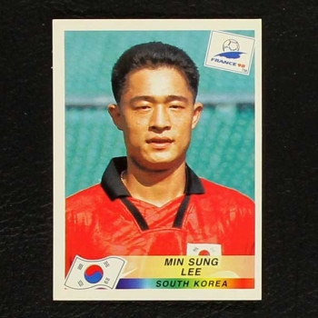 France 98 No. 340 Panini sticker Min Sung Lee