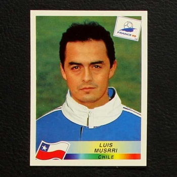 France 98 Nr. 111 Panini Sticker Luis Musrri