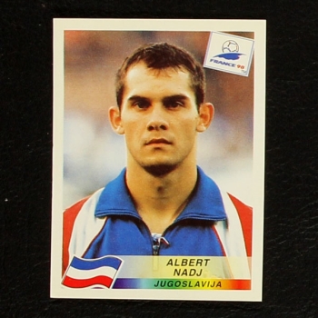 France 98 No. 401 Panini sticker Albert Nadj