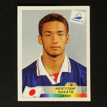 France 98 Nr. 524 Panini Sticker Nakata