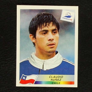 France 98 Nr. 118 Panini Sticker Claudio Nunez