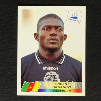 France 98 Nr. 137 Panini Sticker Ongandzi