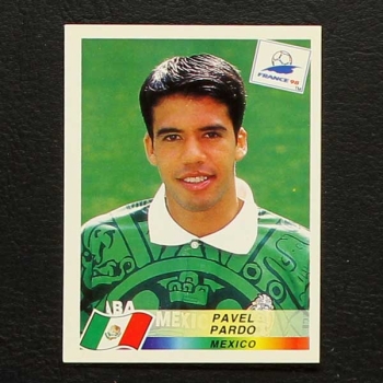 France 98 Nr. 356 Panini Sticker Pavel Pardo