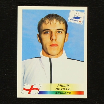France 98 No. 469 Panini sticker Philip Neville