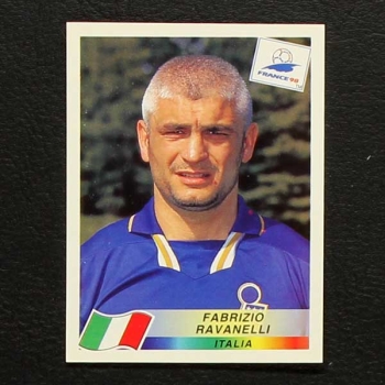 France 98 Nr. 098 Panini Sticker Ravanelli