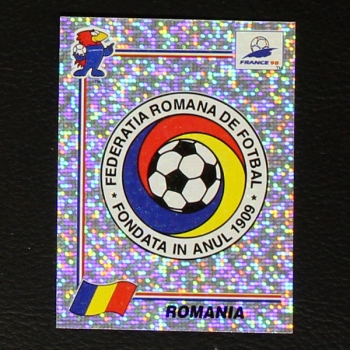 France 98 No. 428 Panini sticker Romania badge