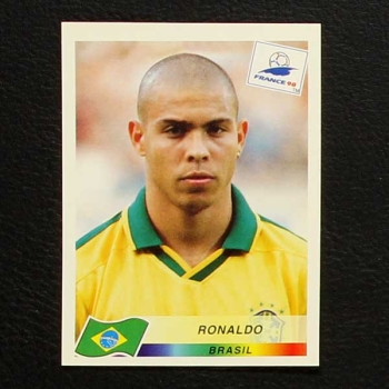 France 98 Nr. 028 Panini Sticker Ronaldo