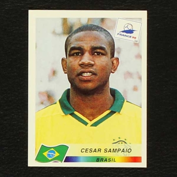 France 98 Nr. 022 Panini Sticker Cesar Sampaio