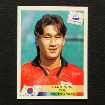 France 98 No. 343 Panini sticker Sang Chul Yoo