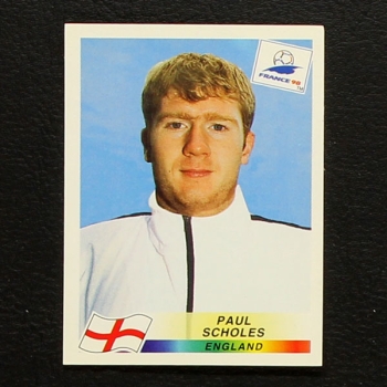 France 98 Nr. 474 Panini Sticker Paul Scholes