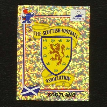 France 98 Nr. 033 Panini Sticker Scotland Wappen