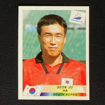 France 98 No. 346 Panini sticker Seok Ju Ha