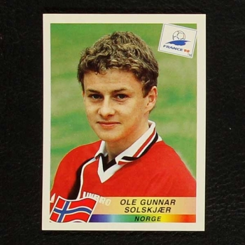 France 98 Nr. 083 Panini Sticker Solskjaer