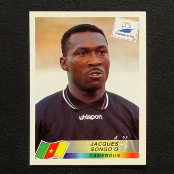 France 98 Nr. 122 Panini Sticker Jaques Songo'o