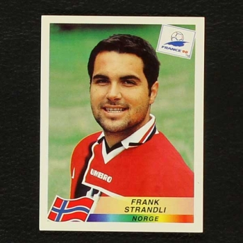 France 98 Nr. 081 Panini Sticker Frank Strandli