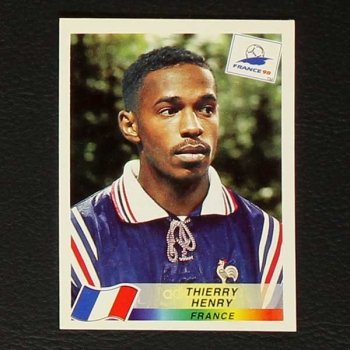 France 98 Nr. 172 Panini Sticker Therry Henry