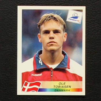 France 98 Nr. 217 Panini Sticker Ole Tobiasen