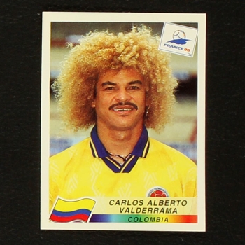 France 98 No. 456 Panini sticker Valderrama