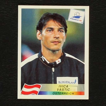 France 98 Nr. 153 Panini Sticker Iviva Vastic