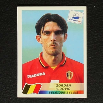 France 98 Nr. 324 Panini Sticker Vidovic