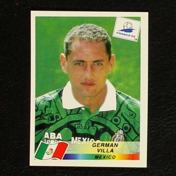 France 98 No. 365 Panini sticker German Villa