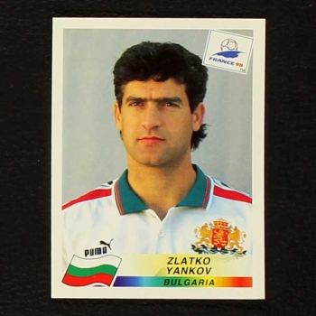 France 98 Nr. 290 Panini Sticker Yankov