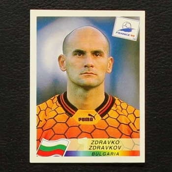 France 98 Nr. 283 Panini Sticker Zdravkov