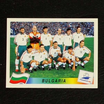 France 98 No. 281 Panini sticker team Bulgaria