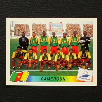 France 98 Nr. 120 Panini Sticker Team Cameroun