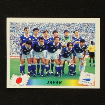 France 98 Nr. 516 Panini Sticker Team Japan