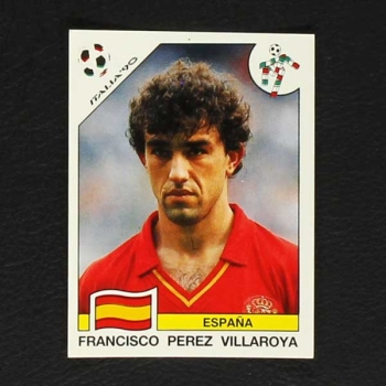 Italia 90 No. 356 Panini sticker Francisco P. Villaroya