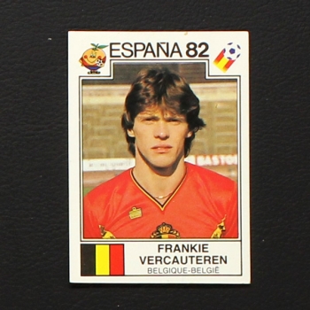 Espana 82 Nr. 212 Panini Sticker Frankie Vercauteren