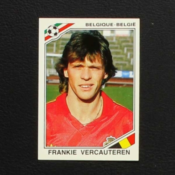 Mexico 86 Nr. 139 Panini Sticker Frankie Vercauteren