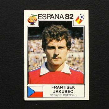 Espana 82 Nr. 259 Panini Sticker Frantisek Jakubec