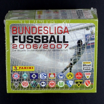 Fußball 2006 Panini box with 100 sticker bags