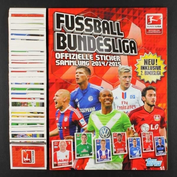 Fußball 2014 Topps Sticker Album komplett