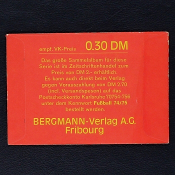 Fußball 1974 Bergmann bag