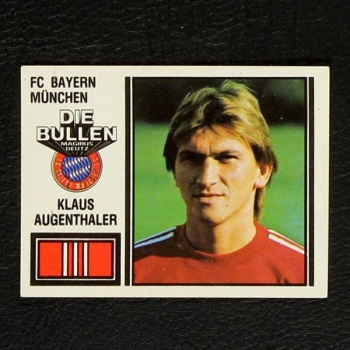 Klaus Augenthaler Panini Sticker Serie Fußball 81