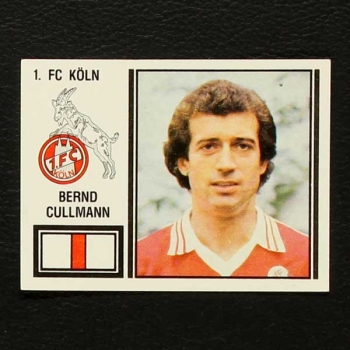Bernd Cullmann Panini Sticker Serie Fußball 81