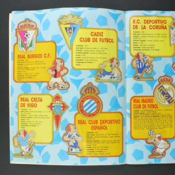 Futbol 92-93 Panini Sticker Album Album Spanien