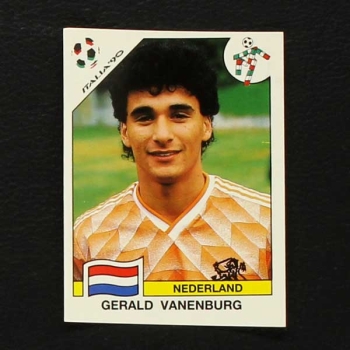 Italia 90 Nr. 413 Panini Sticker Gerald Vanenburg