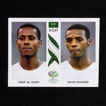 Germany 2006 Nr. 591 Panini Sticker Al Qadi - Khariri